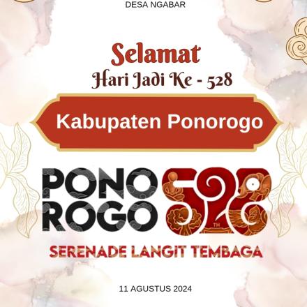 HARI JADI KE 528 KABUPATEN PONOROGO